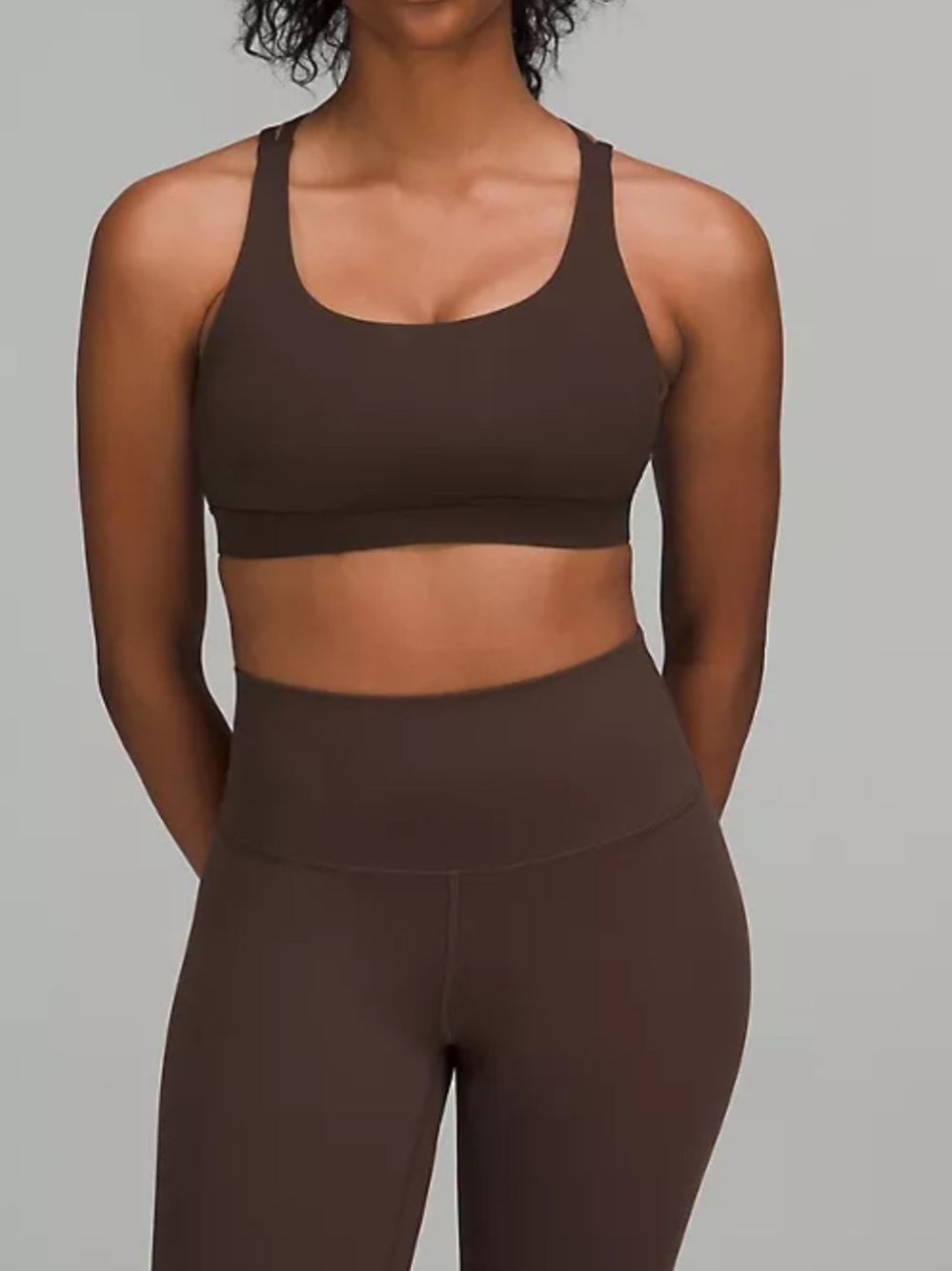lululemon Energy Bra Medium Support French Press